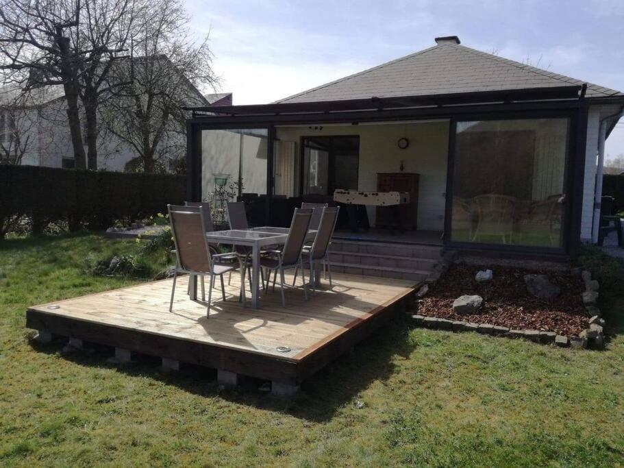 Maison Bucolique A Anhee, Vue Meuse Et Falaises Villa ภายนอก รูปภาพ